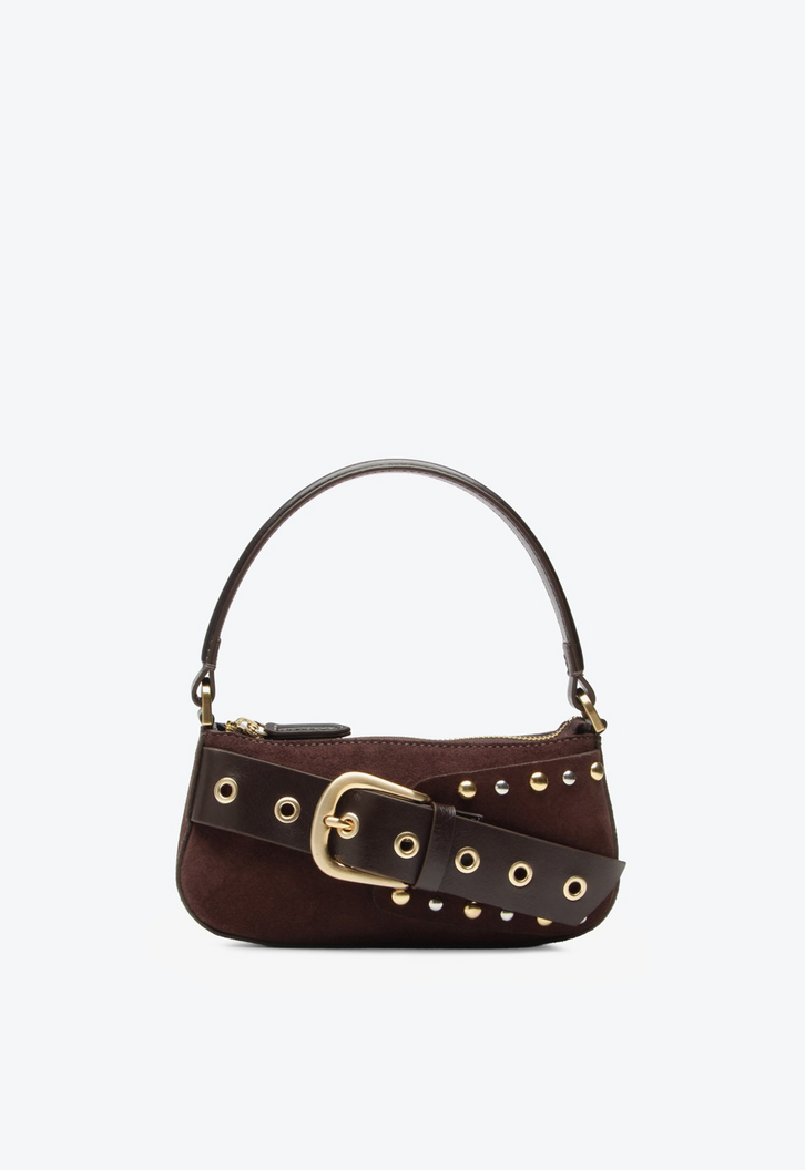 Bolsa Shoulder Thaila Pequena Marrom | ZZ MALL