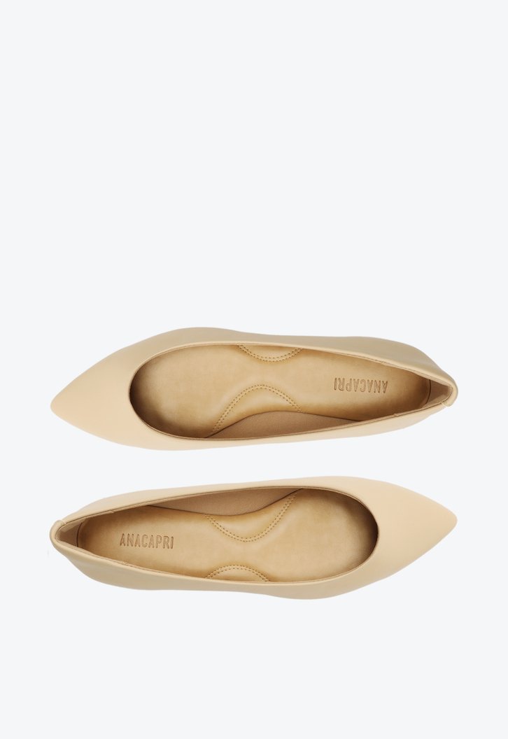 Sapatilha Nude Anacapri Bico Fino