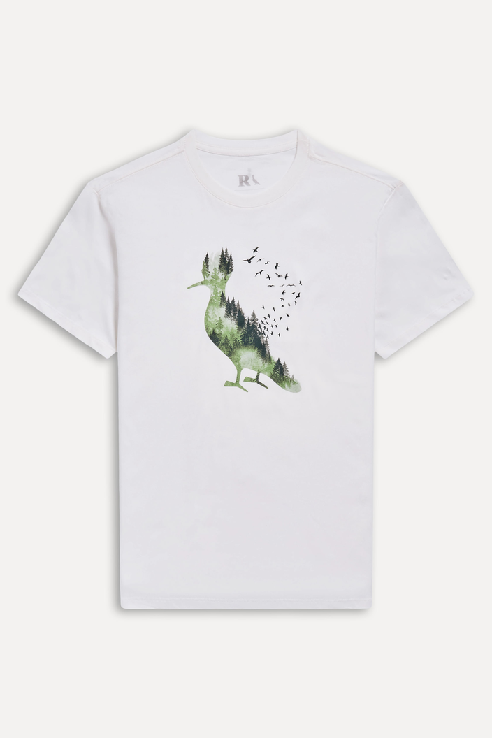 Camiseta Off-White Reserva Estampada Pica Pau Pines