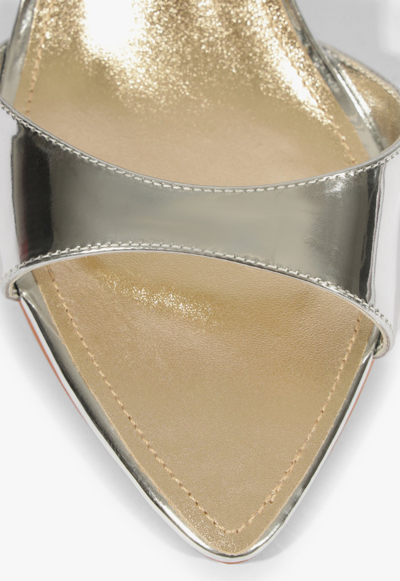 Tamanco Mule Elodie Couro Prata | ZZ MALL