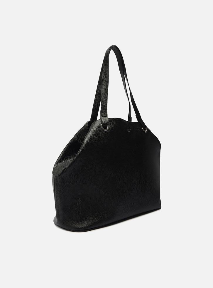 Bolsa Hobo Preta Arezzo Grande Minimal