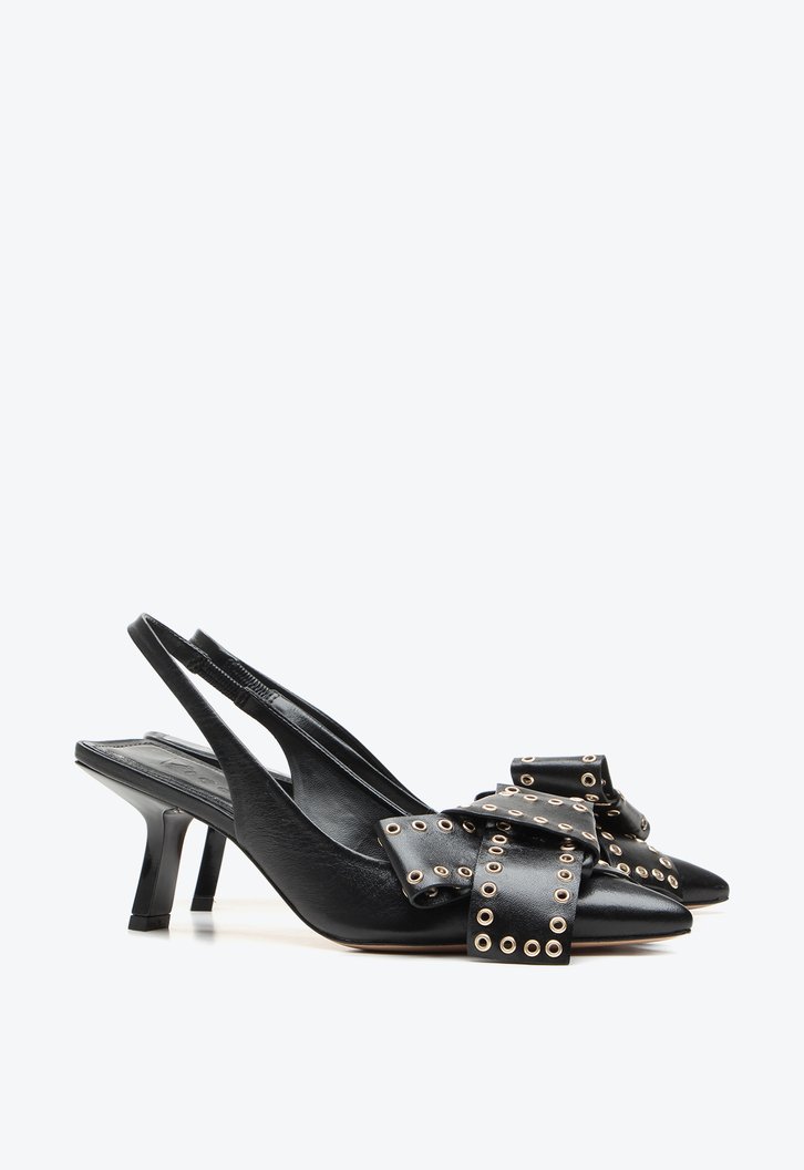 Slingback Preto Vicenza Nagazaki
