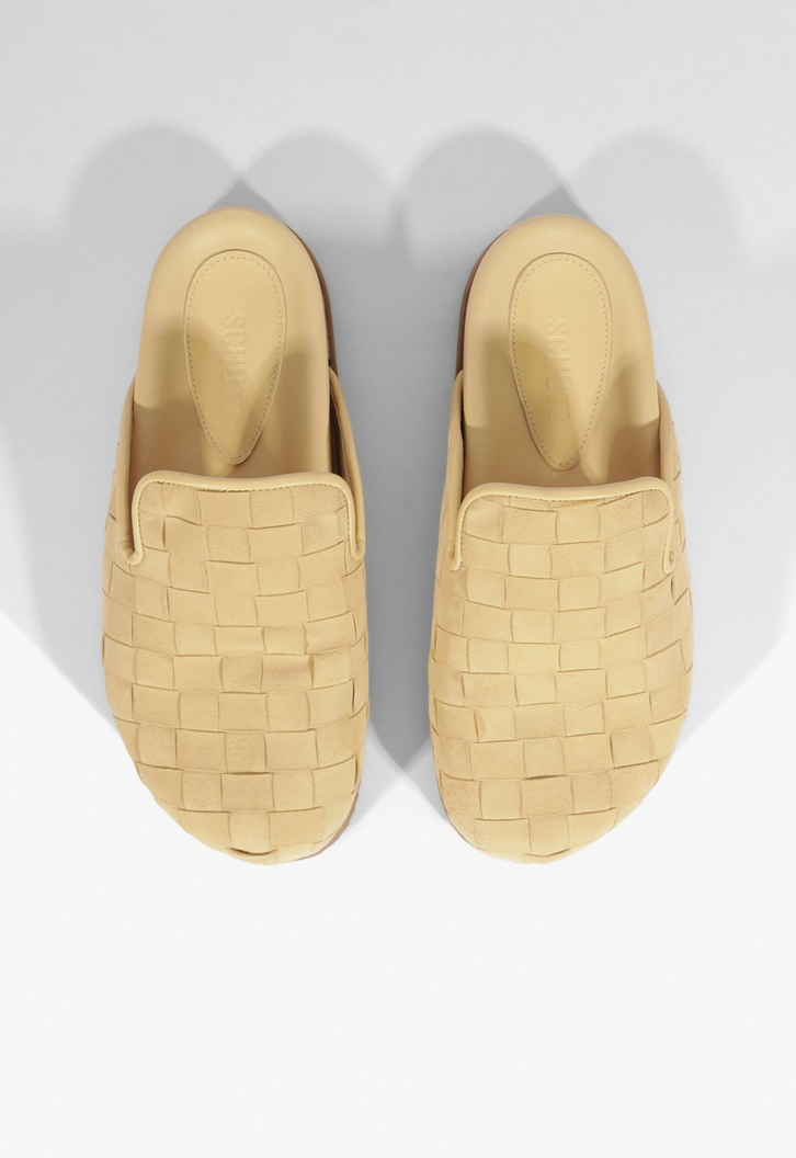 Clog Camurça Bege