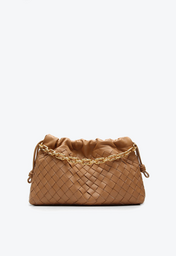 【VEATM Msize 】 Bolsa Tiracolo Canoe Média Marrom | ZZ MALL