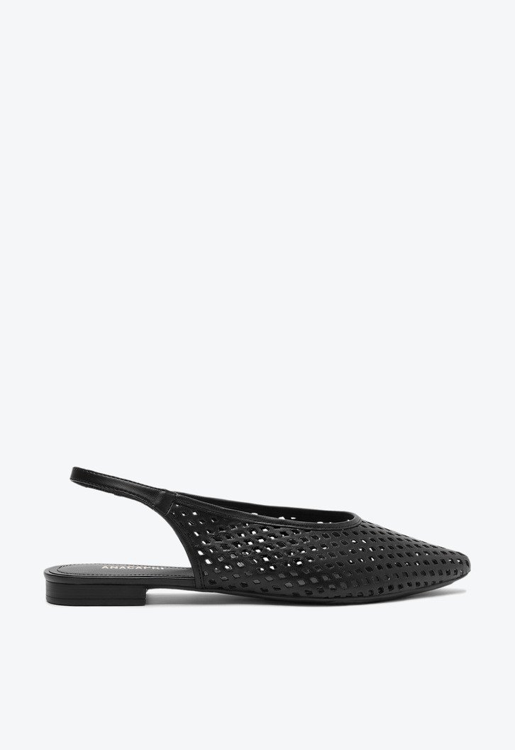 Sapatilha Slingback Ana Preta