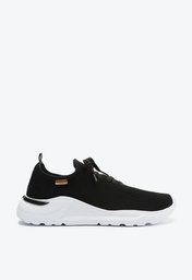 Tênis Preto Anacapri Knit Chunky Amarração