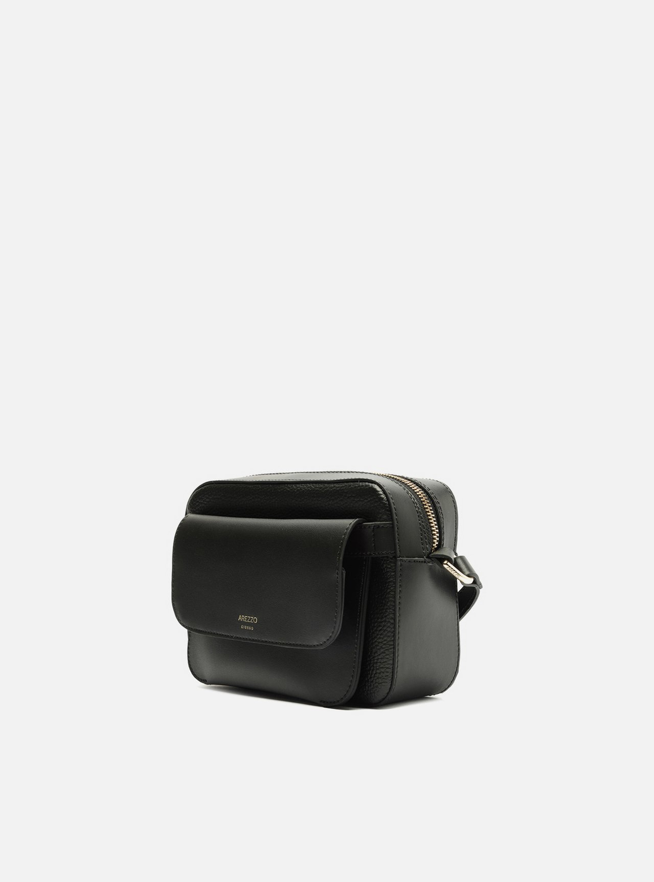 Bolsa Tiracolo Preta Média Pouch Removível | ZZ MALL