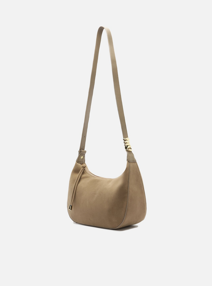 Bolsa Hobo Cinza Média | ZZ MALL