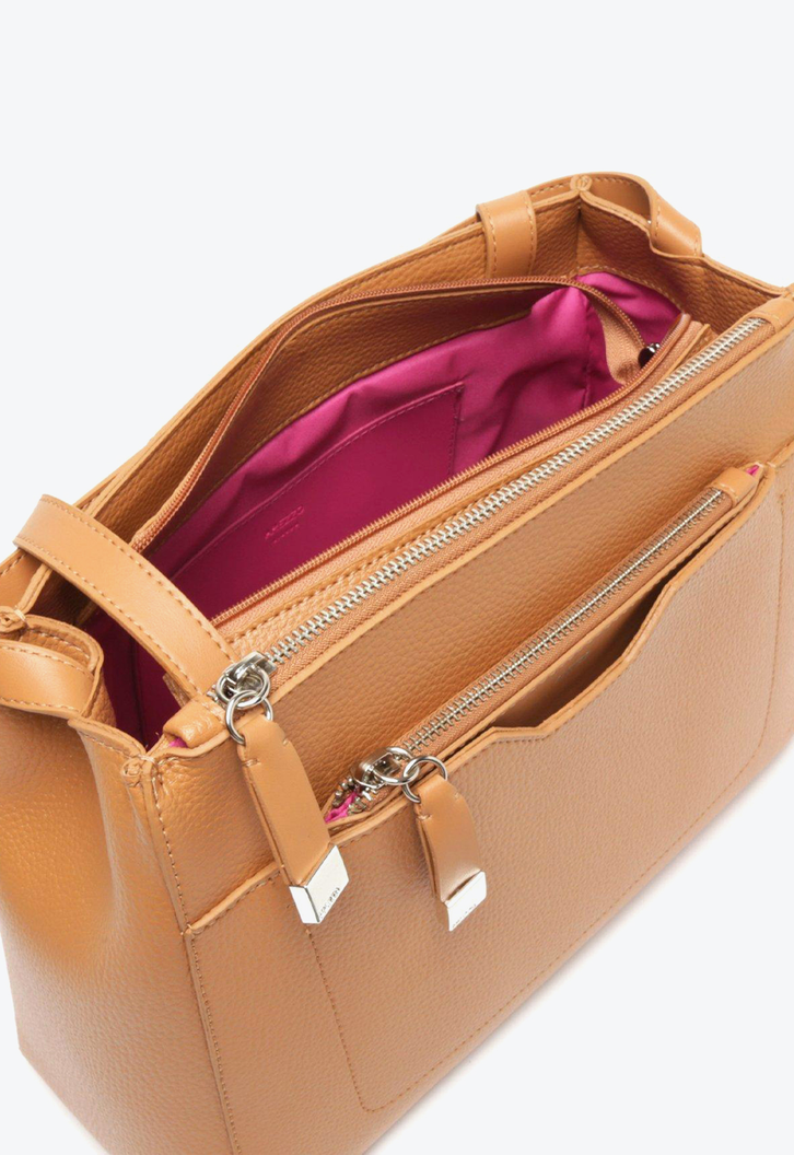 Bolsa Tote Nude Arezzo Emilly Grande