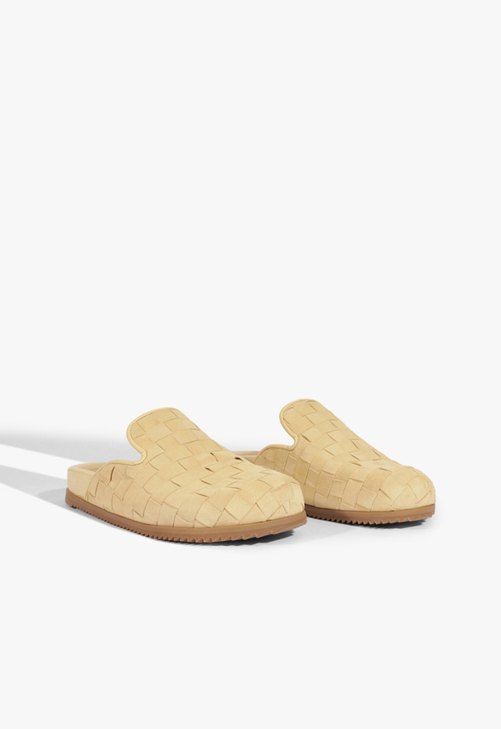 Clog Camurça Bege