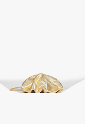 Bolsa Avril Média Couro Dourada