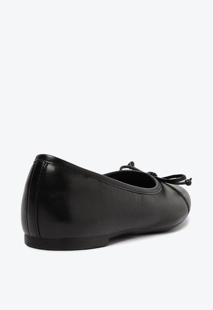 Sapatilha Infantil Preta Arezzo Bico Redondo Ballerina