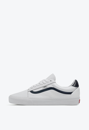 Tênis Old Skool Leather White Navy