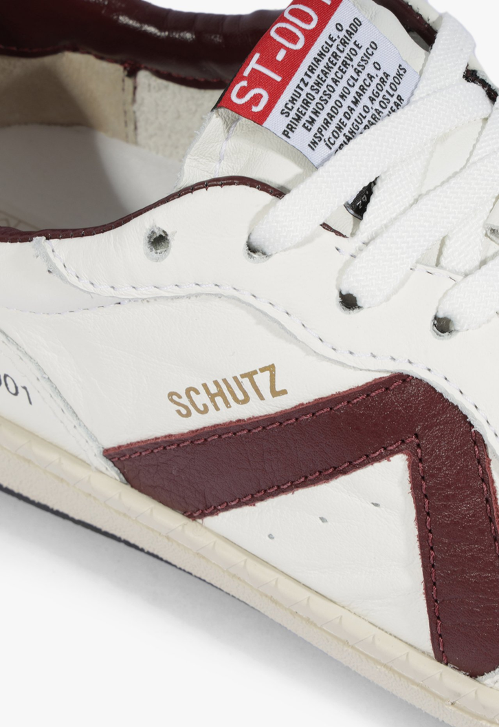 Tênis ST 001 Branco e Vermelho