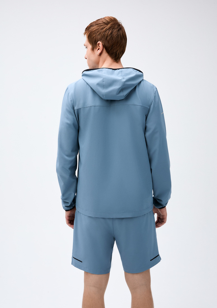 Jaqueta Corta Vento Azul Hering Esportiva
