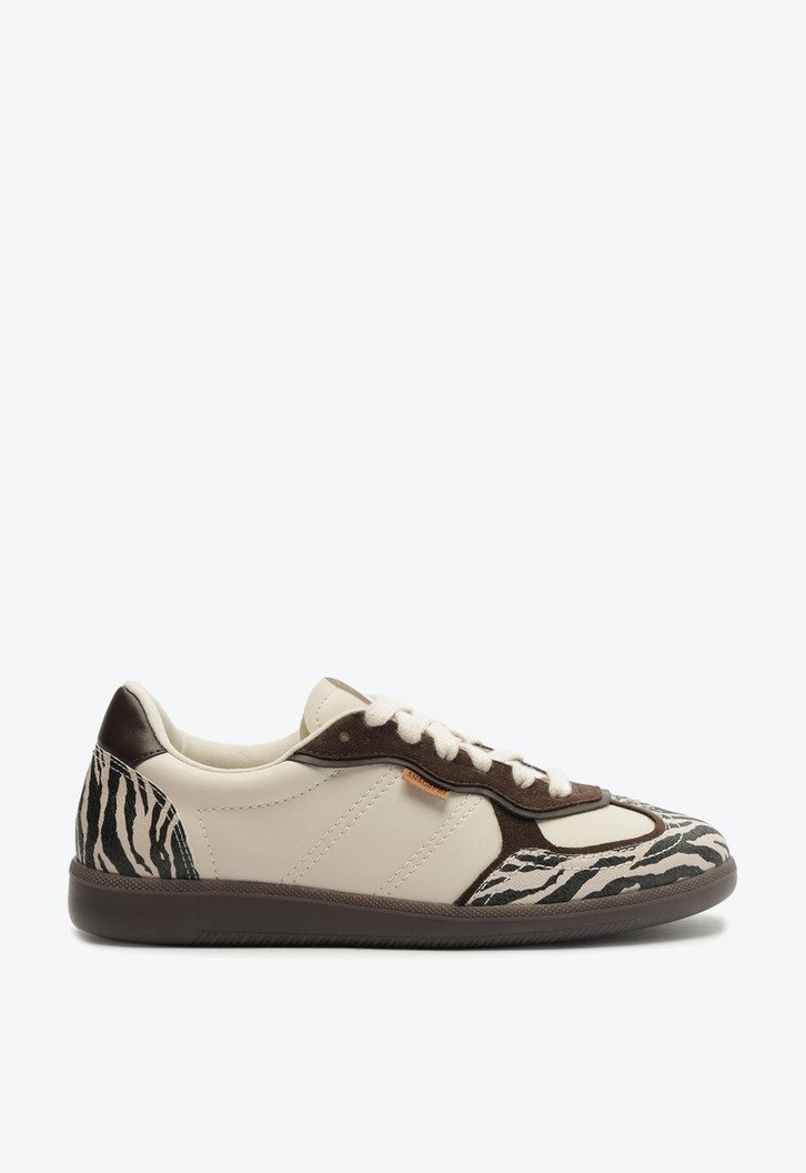 Tênis Tec A25 Detalhe Animal Print Zebra