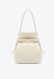 Bolsa Bucket Branca Schutz June Couro