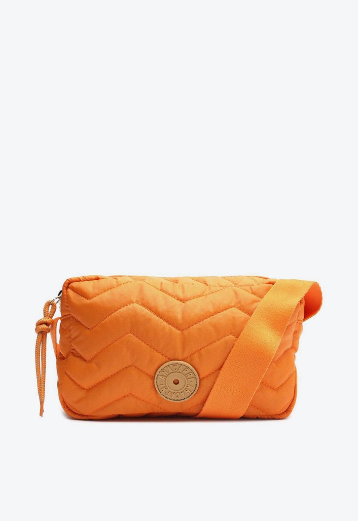Bolsa Tiracolo Laranja Matelassê Nylon