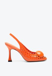 Slingback Laranja Vicenza Margot