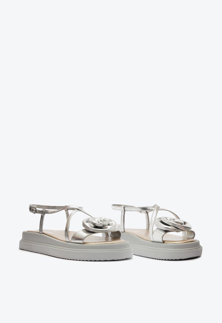 Papete Comfy Flor Prata