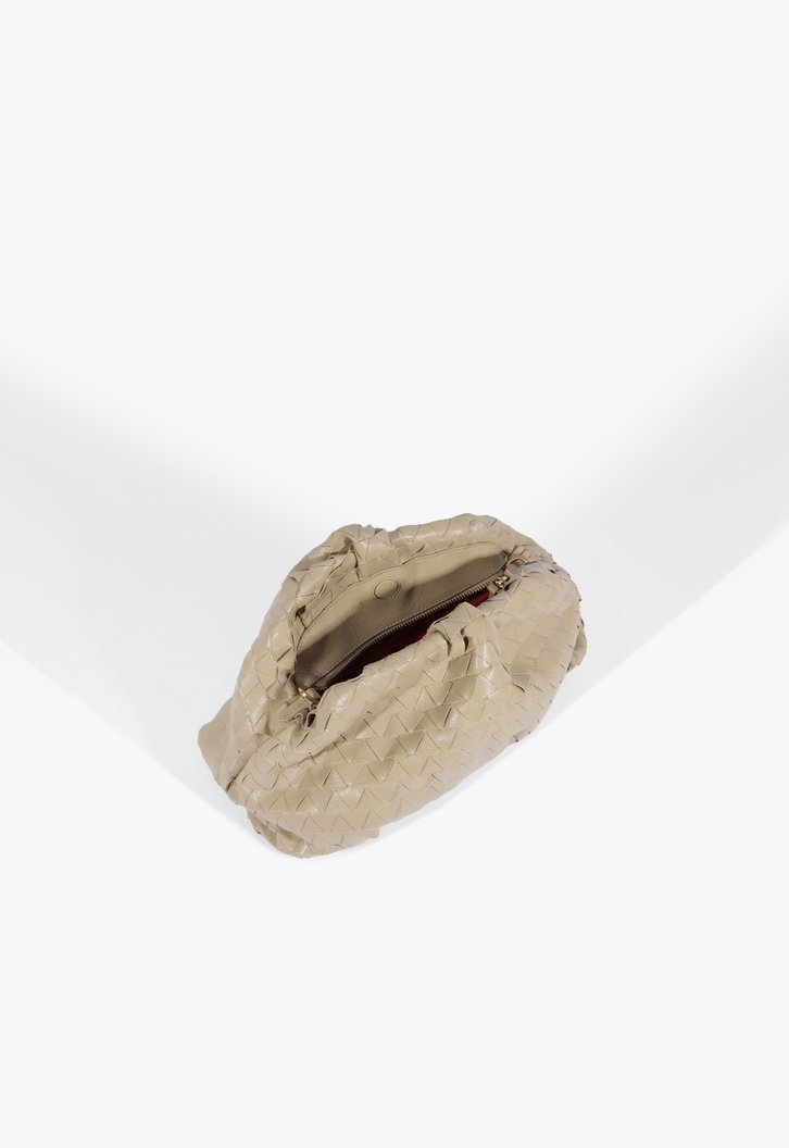 Bolsa Tiracolo Rebecca Grande Couro Branca