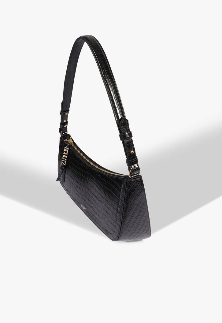 Bolsa Shoulder Tina Média Preta | ZZ MALL