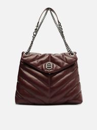 Bolsa Tiracolo Vermelha Arezzo Couro Matelassê Grande