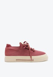 Tênis Rosa Anacapri Knit Sola Alta New Alê