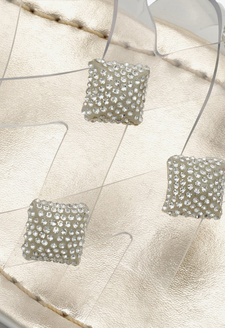 SAPATO GEORGIA FLAT METALIZADA