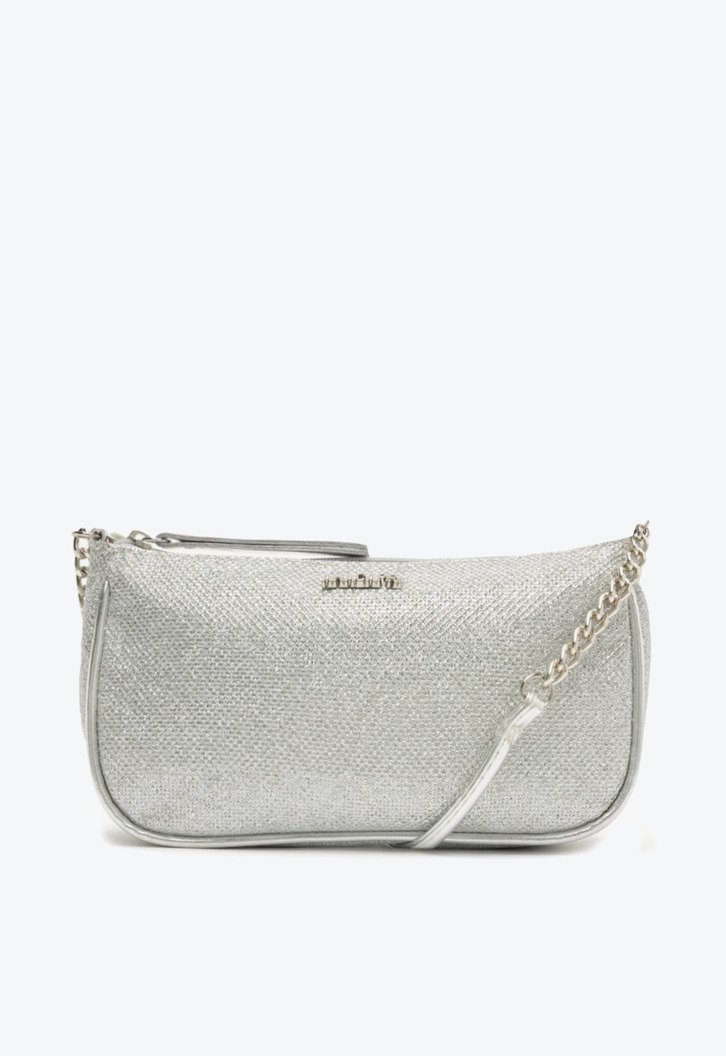 Bolsa Tiracolo Média Gana Prata