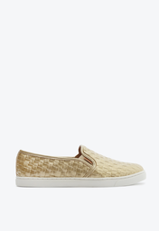 Tênis Slip On Dourado Anacapri Tela