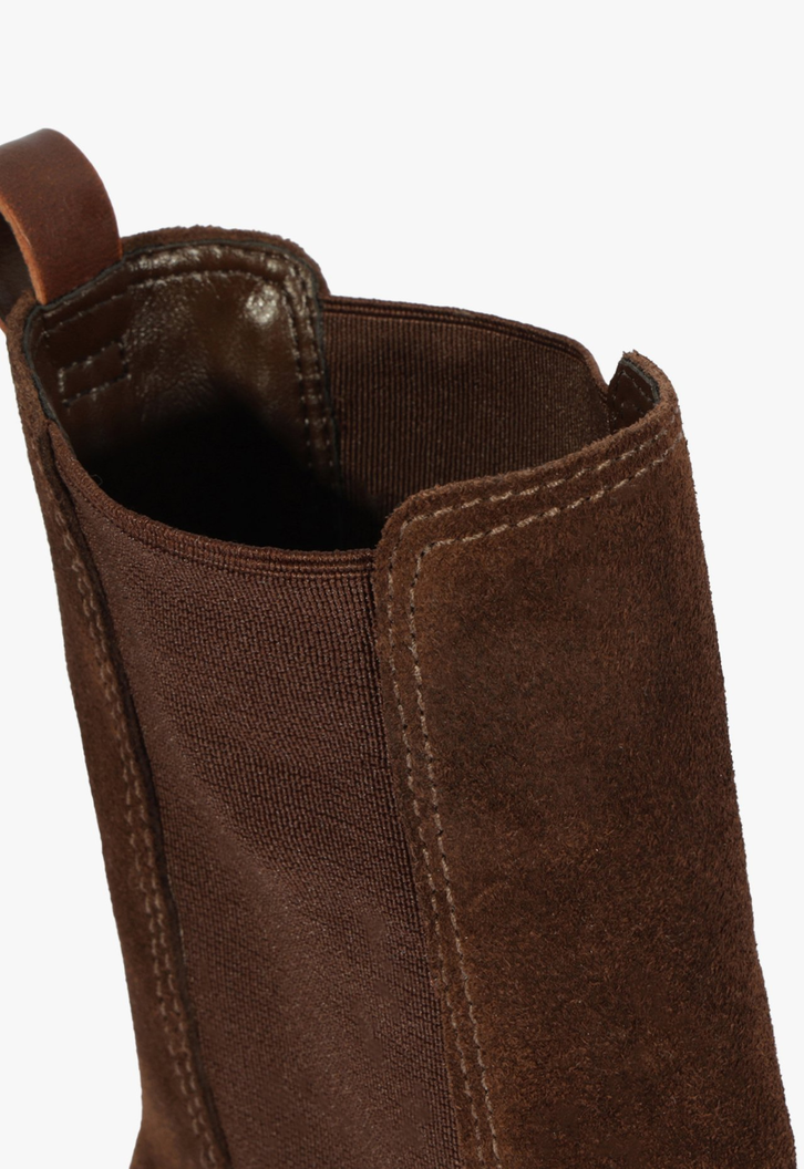 Bota Chelsea Camurça Marrom