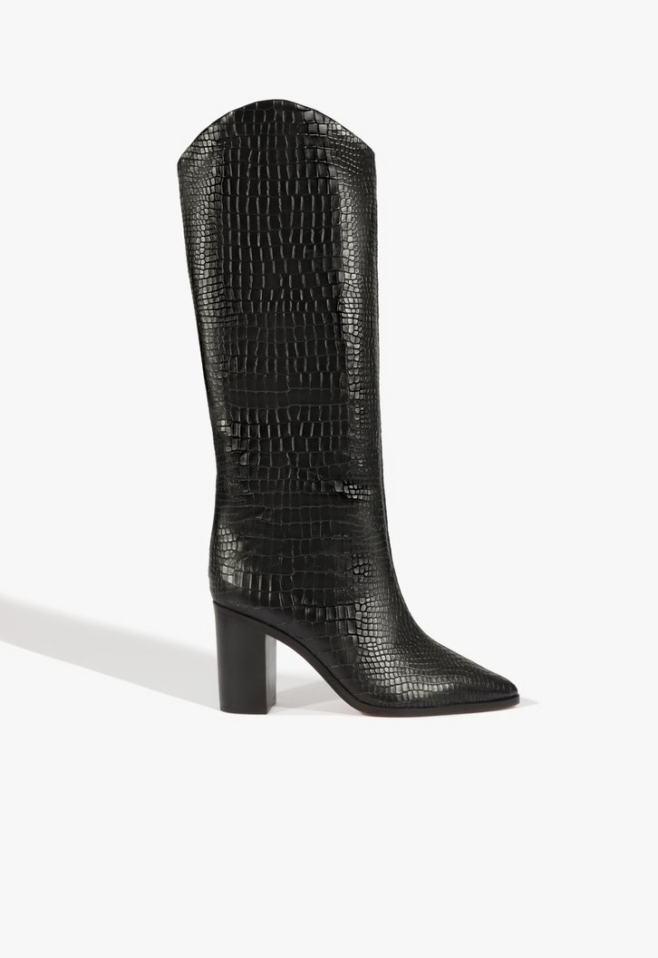 Bota Maryana Salto Western Black