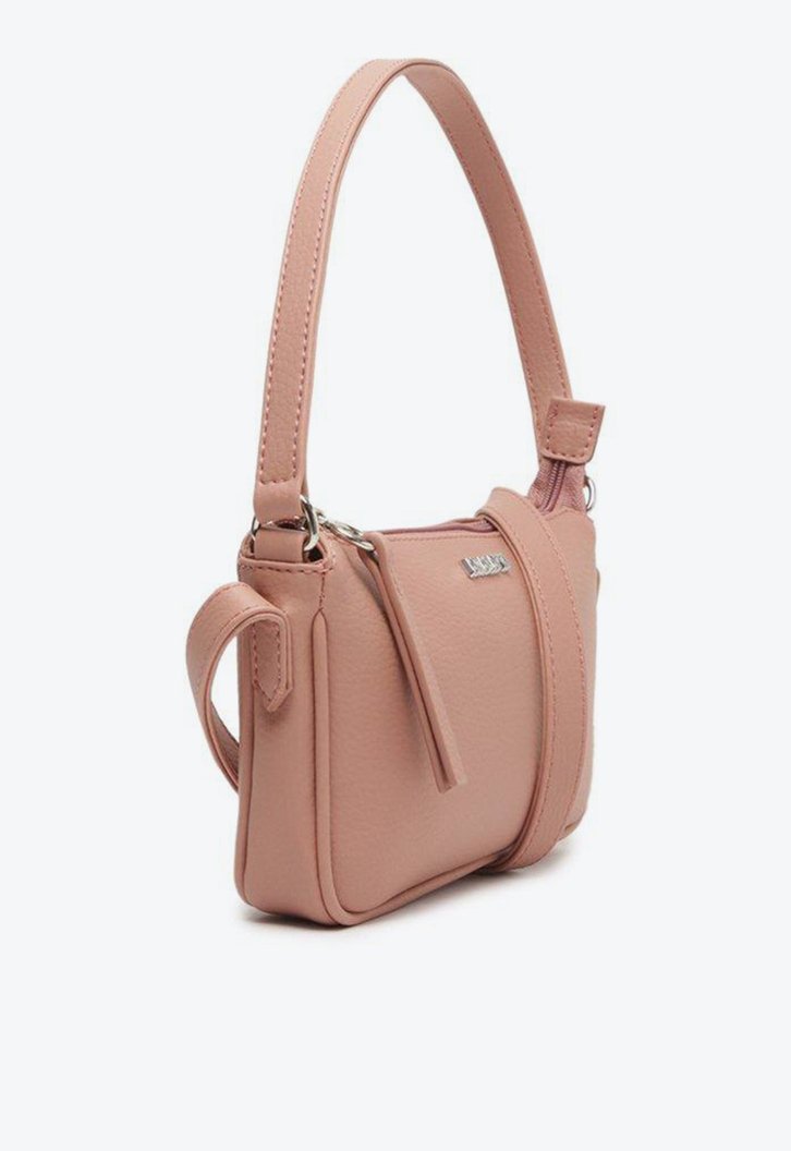 Bolsa Crossbody Nude Anacapri Baguete Básica Pequena