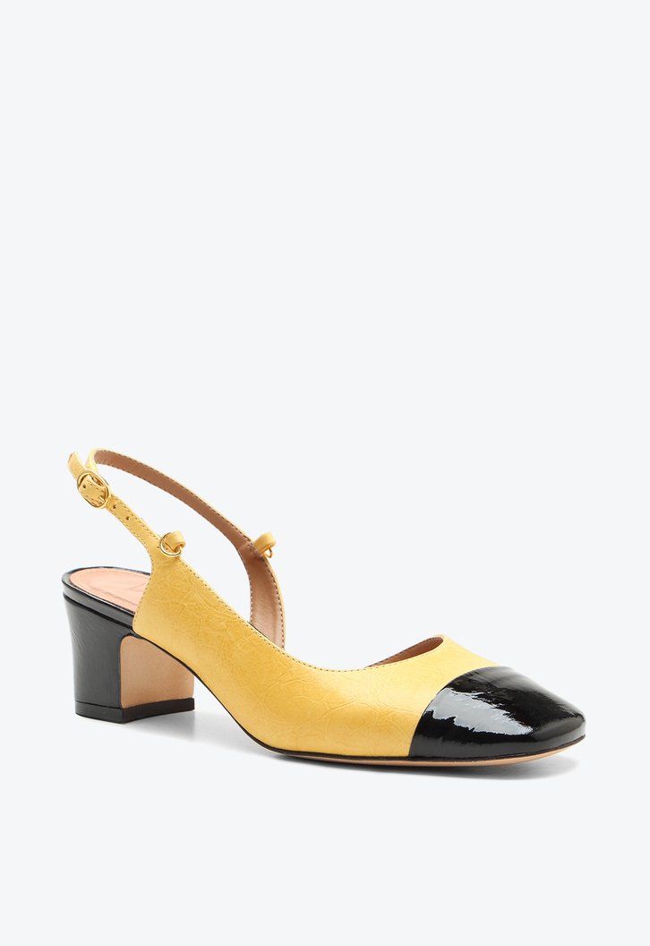 Slingback  Lua Amarelo