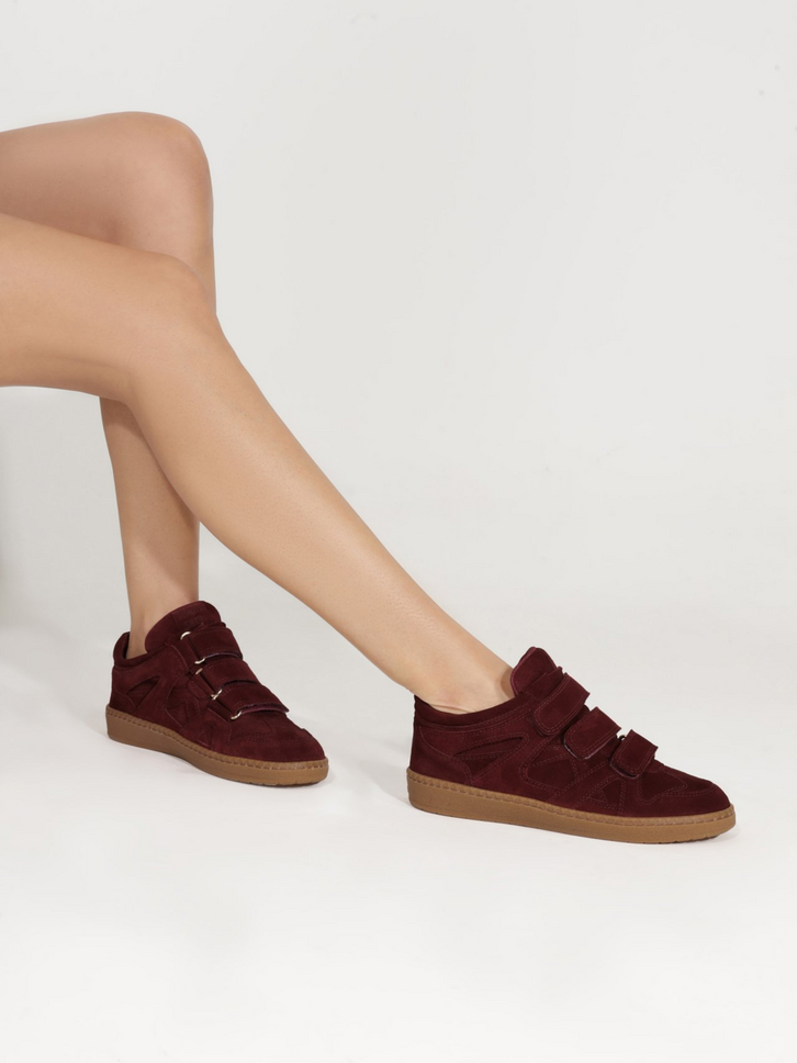 Tênis Sneaker 95 Camurça Vinho