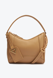 Bolsa Tiracolo Bege Schutz Média Path Couro
