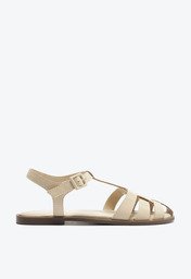 Sandália Branca Anacapri Tiras Huarache