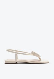 Sandália Branca Anacapri Slim Flor