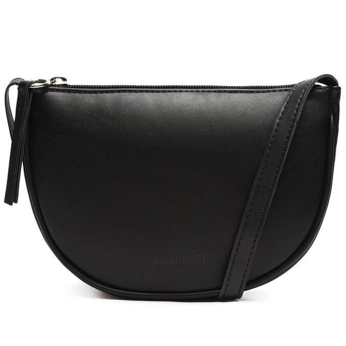 Bolsa Anacapri Crossbody Preta Geométrica | ZZ MALL