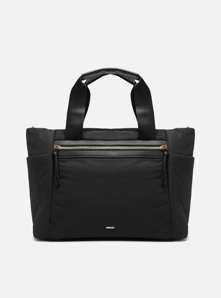 Bolsa Tote Nylon Preto Grande
