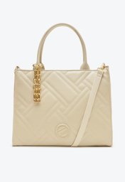Bolsa Tote Branca Anacapri Correntes Média