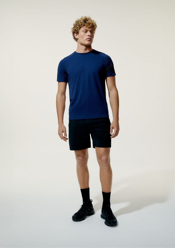 Bermuda Preto Hering Esportiva Masculina Com Cordão