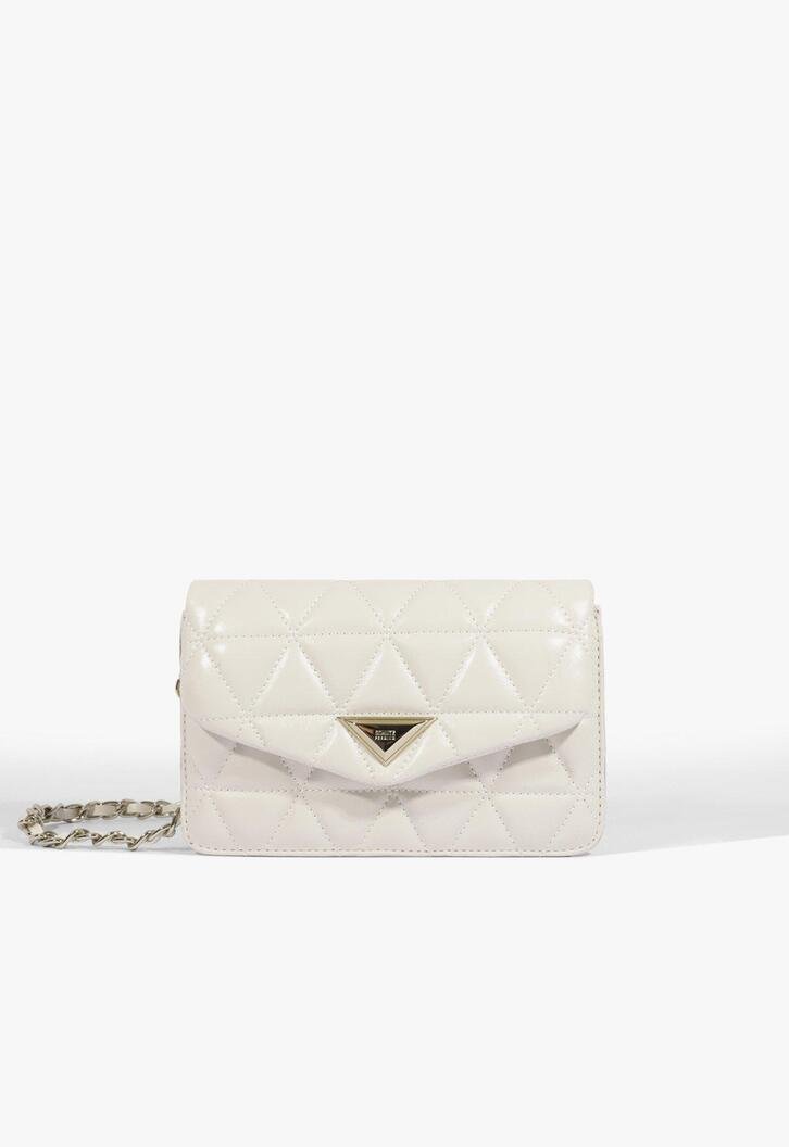 Bolsa Tiracolo Branca Schutz Pequena 944 Couro