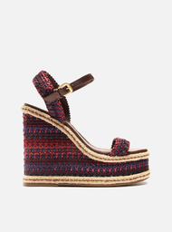 Sandália Salto Plataforma Multicolorida Arezzo