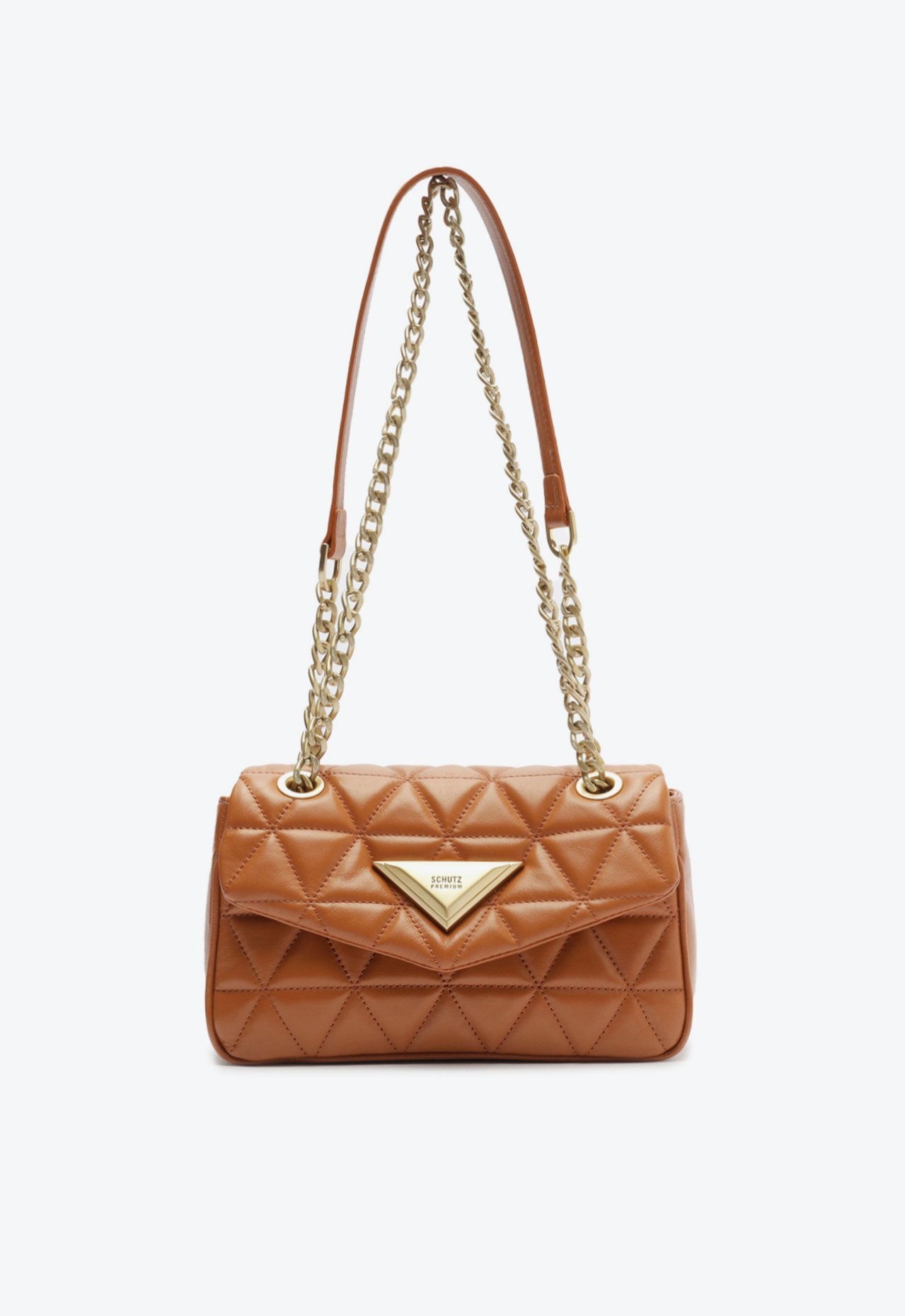 Bolsa Marrom Schutz 944 Média Couro | ZZ MALL