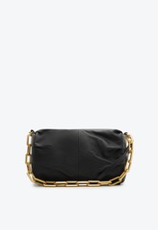 Bolsa Tiracolo Preta Schutz Média Vicky Couro