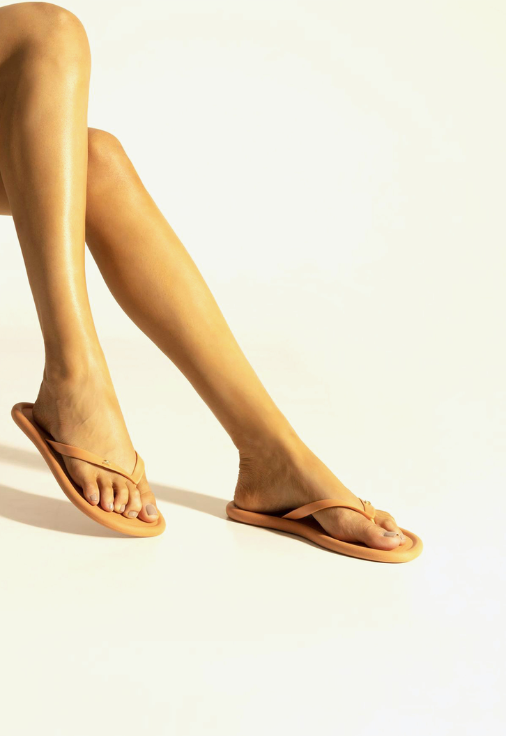 Chinelo De Dedo Laranja Bold Brizza