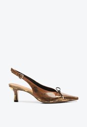 Slingback Marrom Vicenza Japão | ZZ MALL