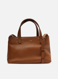Bolsa Tiracolo Marrom Arezzo Couro Jenny Pequena